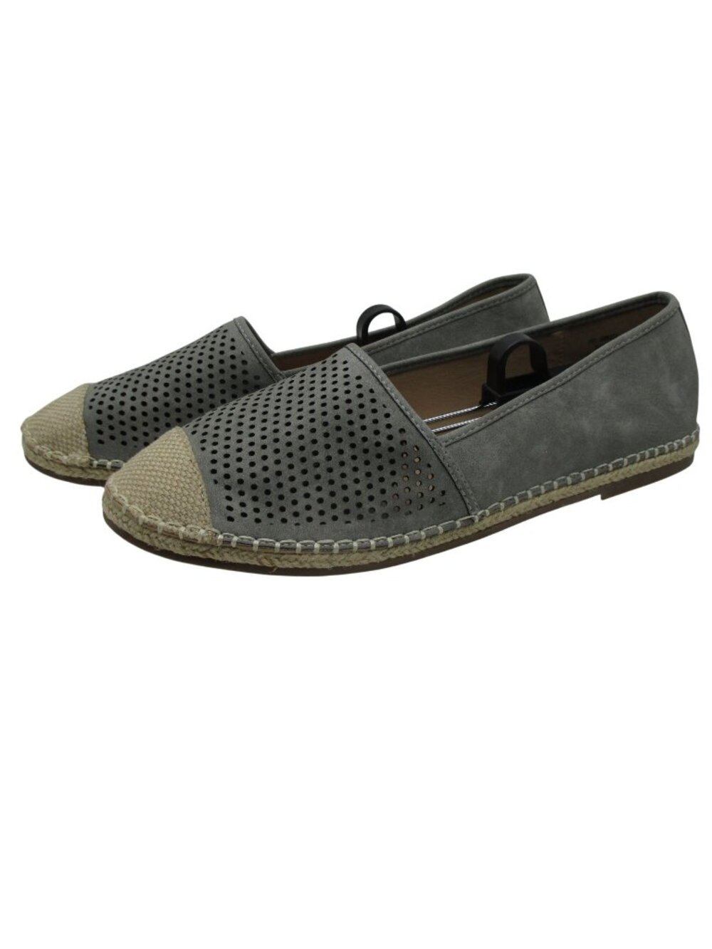 Journee Collection Women's Rosela Gray Flats Shoes Size 12 Stylish Casual Boho